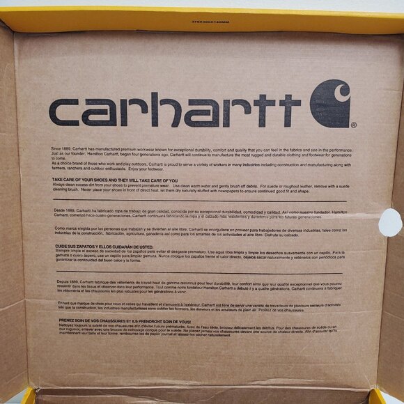 New Carhartt Kentwood 9” STEEL TOE WELLINGTON Mens Work Boot Size 11.5 FK9201-M - Picture 16 of 16